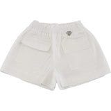 Liu Jo Short Tinta Unita con Elastico In Vita per Neonata KA5143NX BIANCO LIU JO 