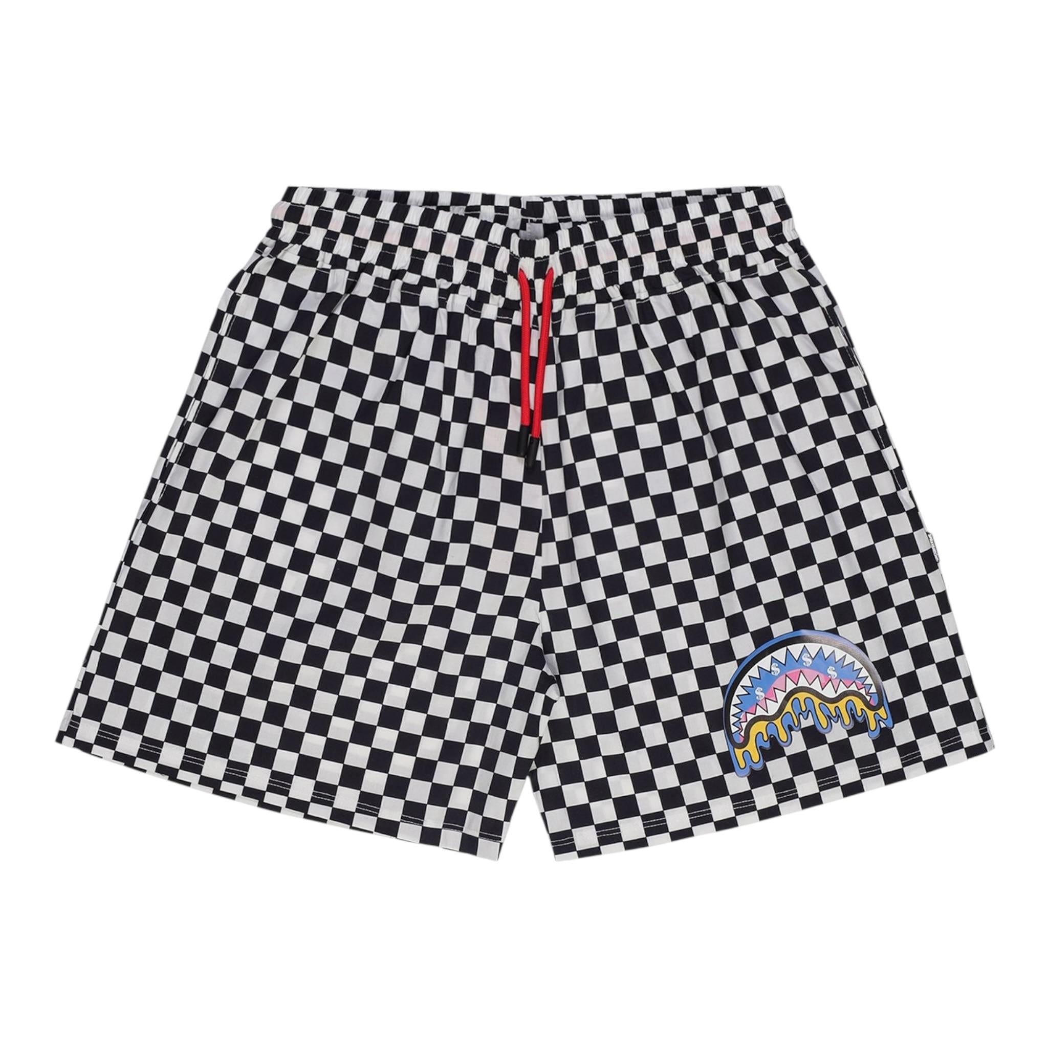 Sprayground Costume Modello Bermuda Bicolore con Fantasia per Bambino SPY1294X BIANCO/NERO SPRAYGROUND 