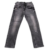 Diesel Jeans Tinta Unita con Girovita Regolabile per Bambino 1231PD00053 NERO DIESEL 