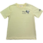 Saint Barth T-Shirt Girocollo Tinta Unita con Stampa per Bambino POT0002010 GIALLO SAINT BARTH 