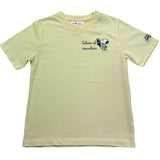 Saint Barth T-Shirt Girocollo Tinta Unita con Stampa per Bambino POT0002010 GIALLO SAINT BARTH 