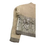 DIXIE maglia girocollo tinta unita Beige per Bambina NB10230G67 BEIGE DIXIE 