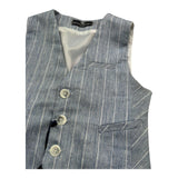 Manuel & Frank Gilet Tinta Unita con Fantasia per Bambino MF5193B AZZURRO MANUEL & FRANK 