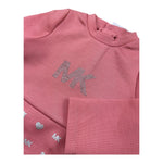 MICHAEL KORS abito manica lunga tinta unita Rosa per Neonata R30127 ROSA MICHAEL KORS 