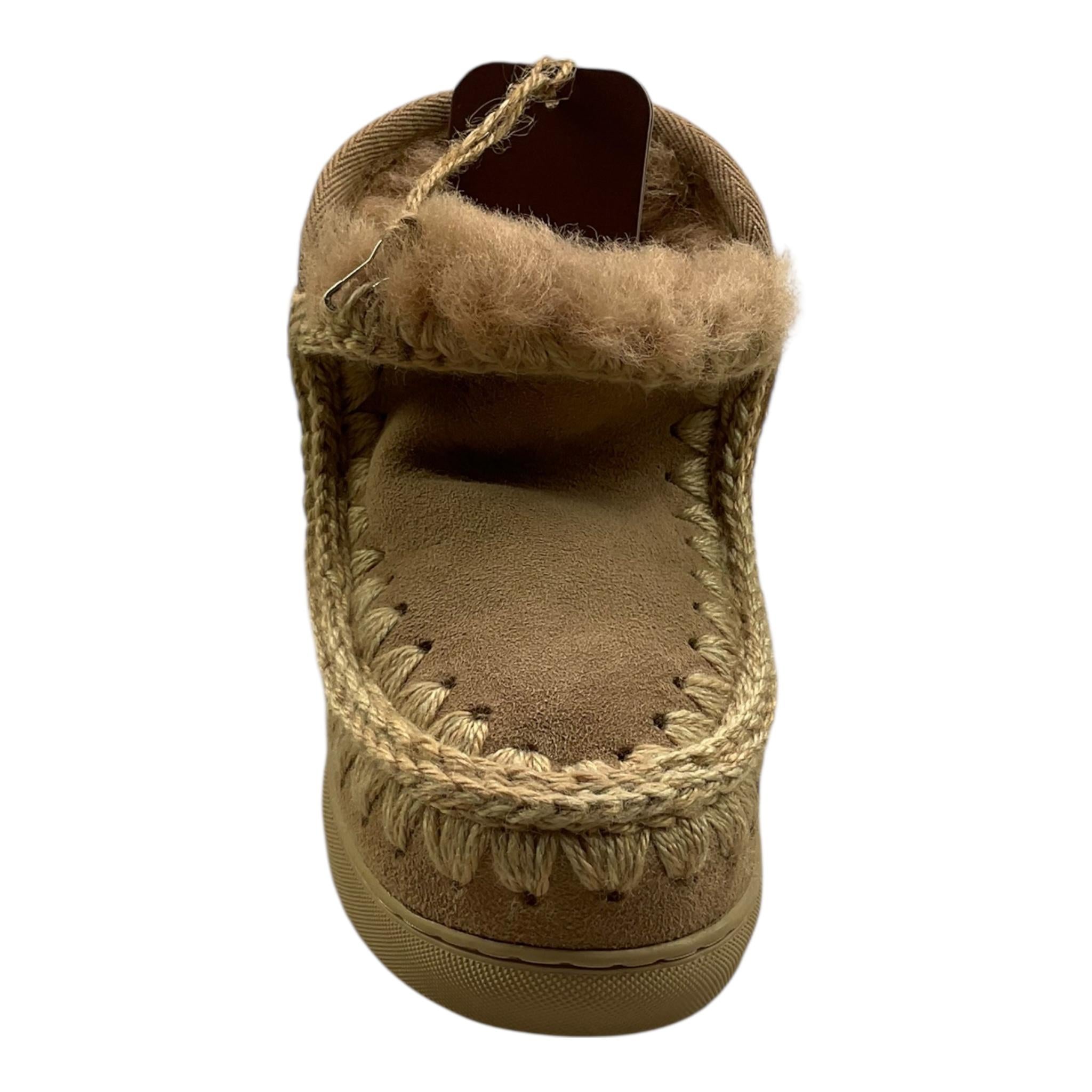 MOU stivali tinta unita con ricami in contrasto Beige per Bambina MUFK111015AX BEIGE MOU 
