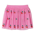Stella Mccartney Gonna Tinta Unita con Stampa per Bambina TW7B01 ROSA STELLA McCARTNEY 