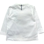 Trussardi Shirt Girocollo Tinta Unita con Logo per Neonato TIP2606TS BIANCO TRUSSARDI 