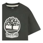 Timberland T-Shirt Girocollo Tinta Unita con Stampa per Neonato T60506T VERDE TIMBERLAND 