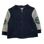 LE BEBE' cardigan tinta unita con manica in contrasto Blu per Neonato LBB5166 BLU LE BEBE' 