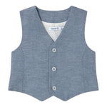 Mayoral Gilet tinta unita con Bottoni Blu per Neonato 1303X BLU MAYORAL 