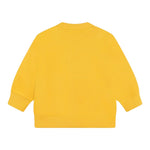 KENZO felpa gircollo tinta unita con stampa Giallo per Bambino K60500J GIALLO KENZO 
