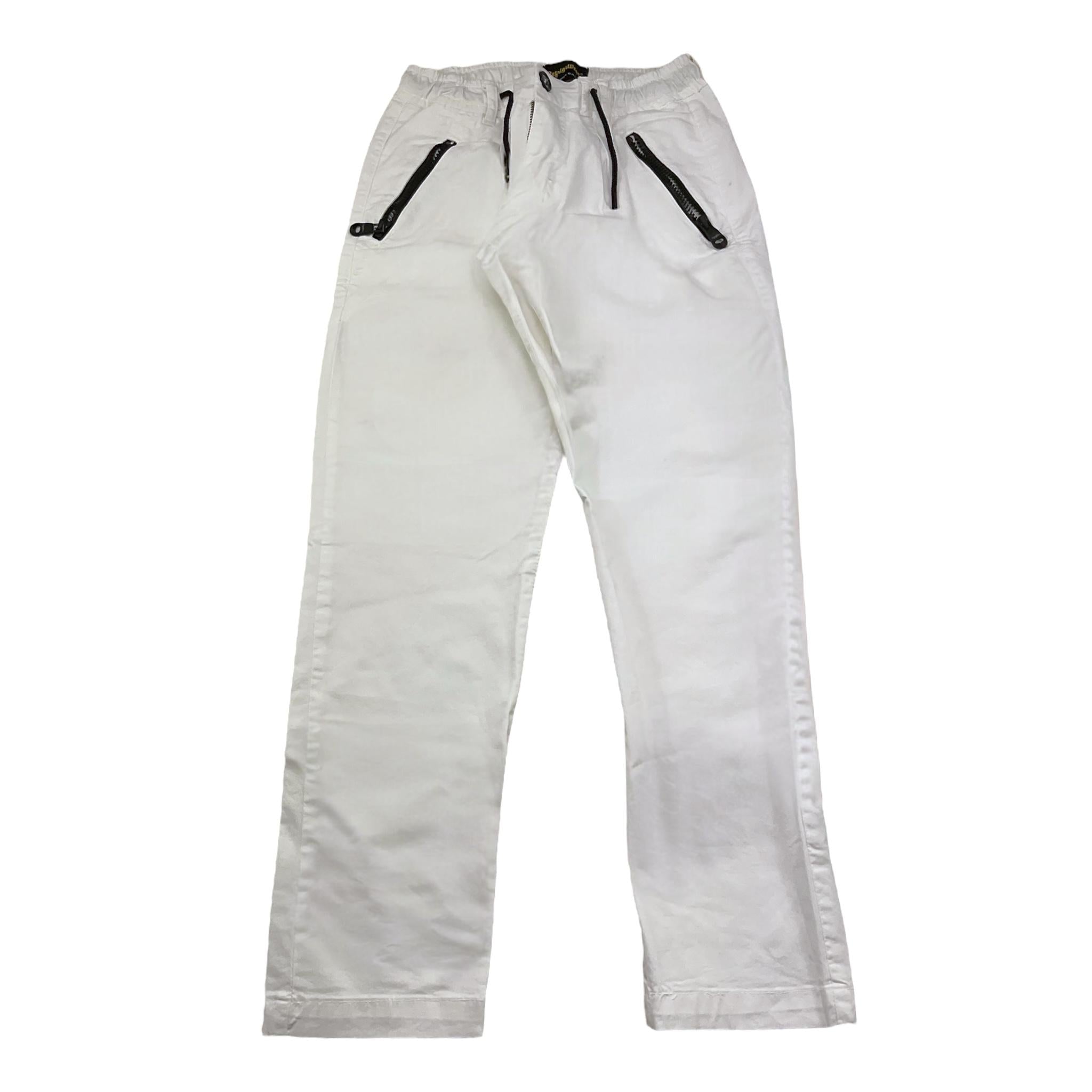 Refrigiwear Pantalone Tinta Unita con Elastico In Vita per Bambino JEIDID BIANCO REFRIGIWEAR 
