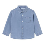 MAYORAL camicia in denim tinta unita con bottoni Azzurro per Neonato 2192 AZZURRO MAYORAL 