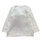 CESARE PACIOTTI shirt girocollo tinta unita con stampa in contrasto Bianco per Neonato TSP5318BN BIANCO CESARE PACIOTTI 