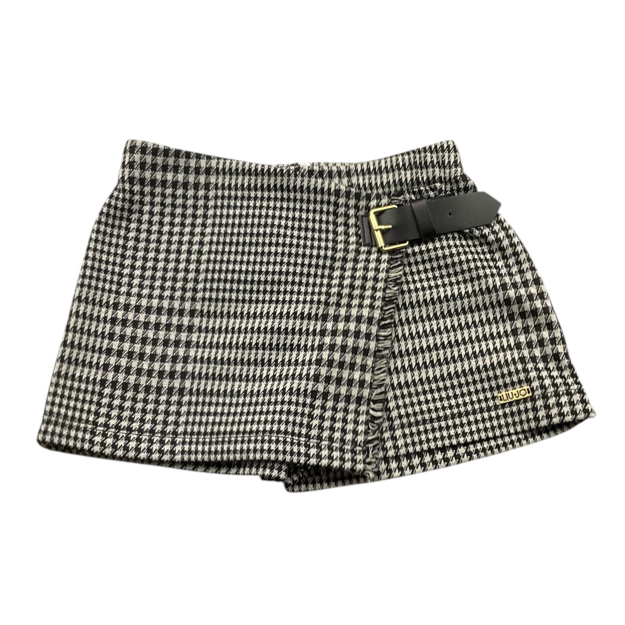 LIU JO short bicolore con microfantasia Bianco/nero per Bambina KF4014J4794 BIANCO/NERO LIU JO 