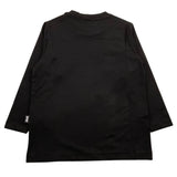 DANIELE ALESSANDRINI shirt girocollo tinta unita con logo Nero per Bambino 1231M00012 NERO DANIELE ALESSANDRINI 