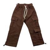 NEVER TOO pantalone tint unita con elastico in vita Marrone per Bambino NT2185B MARRONE NEVER TOO 