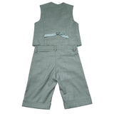 New Gereration Completo 2 Pezzi Gilet-Pantalone tinta unita Verde per Bambino 51950 VERDE NEW GERERATION 