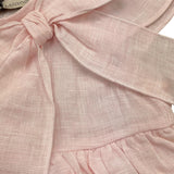 J.O. Milano Camicia Tinta Unita Mezza Manica con Fiocco per Neonata 176D2 ROSA J.O. MILANO 