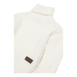 DSQUARED2 maglia collo alto tinta unita con logo Bianco per Bambina DQ2560 BIANCO DSQUARED2 