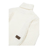 DSQUARED2 maglia collo alto tinta unita con logo Bianco per Bambina DQ2560 BIANCO DSQUARED2 