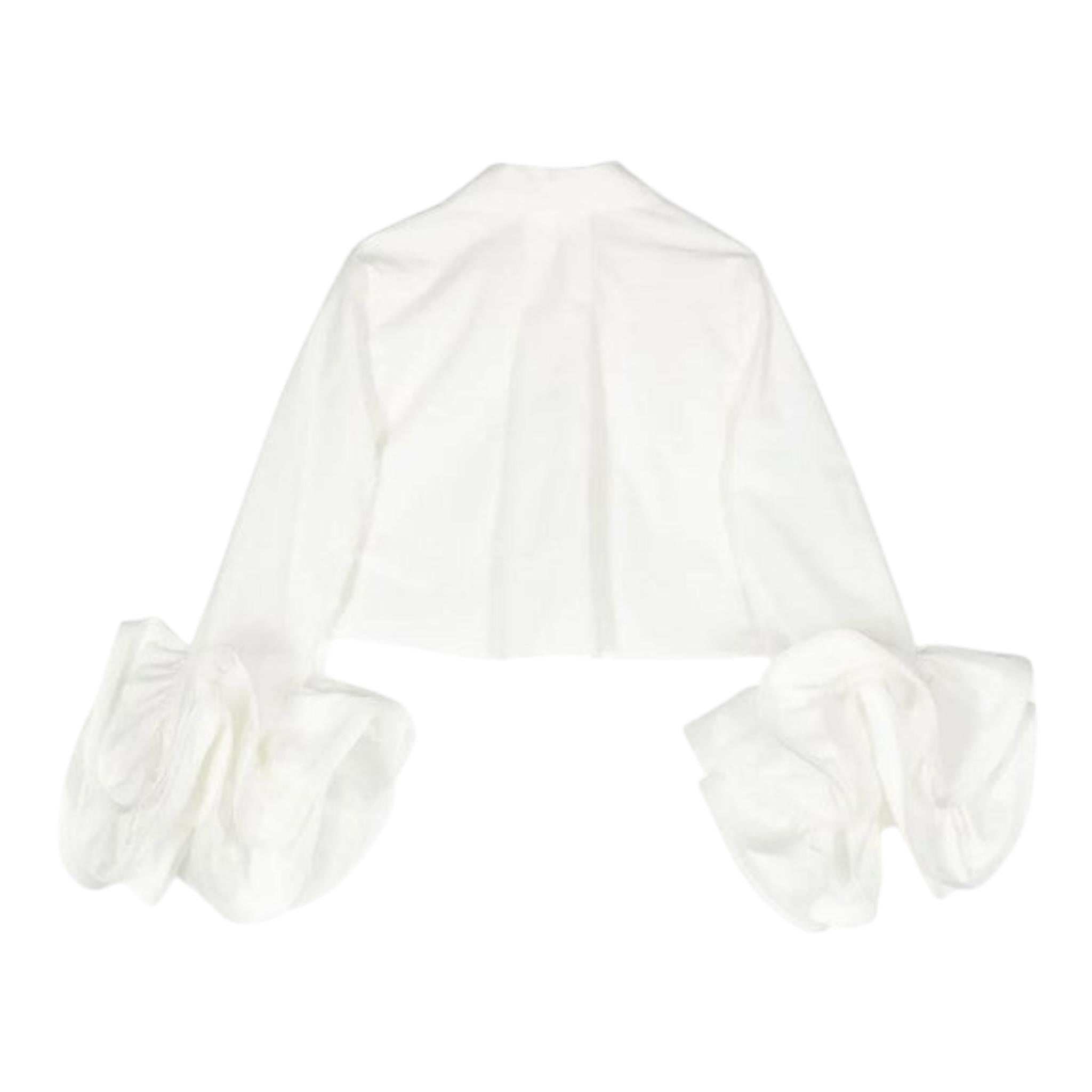 Elisabetta Franchi Camicia Manica Lunga tinta unita Bianco per Bambina EFCA207 BIANCO ELISABETTA FRANCHI 