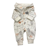 MINI YATSI tutina tinta unita cn stampa orsi e capuccio Panna per Neonato 24433410 PANNA MINI YATSI 