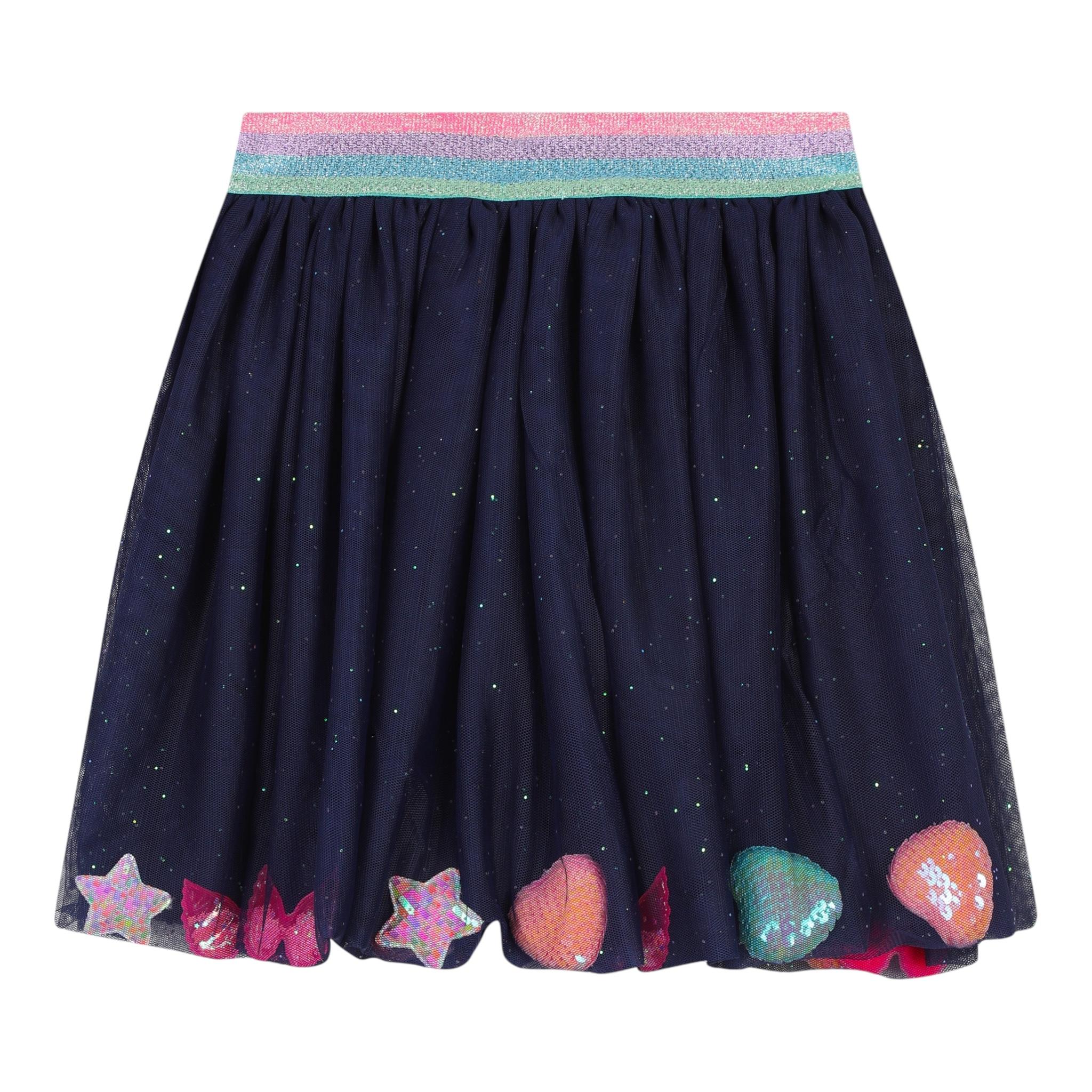 BillIEBLUSH gonna tinta unita in tulle Blu per Bambina U20417 BLU BillIEBLUSH 