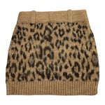 N°21 gonna tinta unita con fantasia maculato Beige per Bambina N21994X BEIGE N°21 