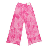 Maison Margiela Palazzo-Hose, einfarbig, in Fuchsia, Trainingsanzug für Mädchen