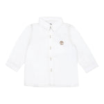 Timberland Camicia Manica Lunga Tinta Unita con Logo per Bambino T60488J BIANCO TIMBERLAND 
