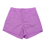 Liu Jo Short Tinta Unita con Brillantini per Bambina GA5204 VIOLA LIU JO 