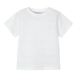 Mayoral T-Shirt In Maglia Girocollo Tinta Unita per Neonato 3028N BIANCO MAYORAL 