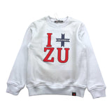 ZU+ELEMENTS felpa girocollo tinta unita con stampa Bianco per Bambino ZU287 BIANCO ZU+ELEMENTS 