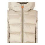 SAVE THE DUCK giubbino tinta unita con cappuccio Beige per Bambina J45650GX BEIGE SAVE THE DUCK 