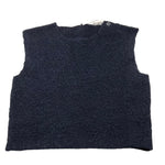 IL GUFO gilet tinta unita Blu per Bambina A24GL095M435 BLU IL GUFO 