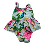 Guess Costume Intero Tinta Unita Fantasia Floreale per Neonata A2GZ00MP004 AZZURRO GUESS 