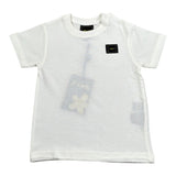 F**K T-Shirt Girocollo Tinta Unita con Stampa per Neonato FJ2450038WHN BIANCO F**K 