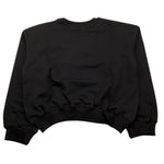 GAELLE felpa chiusa girocollo tinta unita cn stampa logo Nero per Bambina 2741F00318 NERO GAELLE 