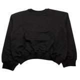 GAELLE felpa chiusa girocollo tinta unita cn stampa logo Nero per Bambina 2741F00318 NERO GAELLE 