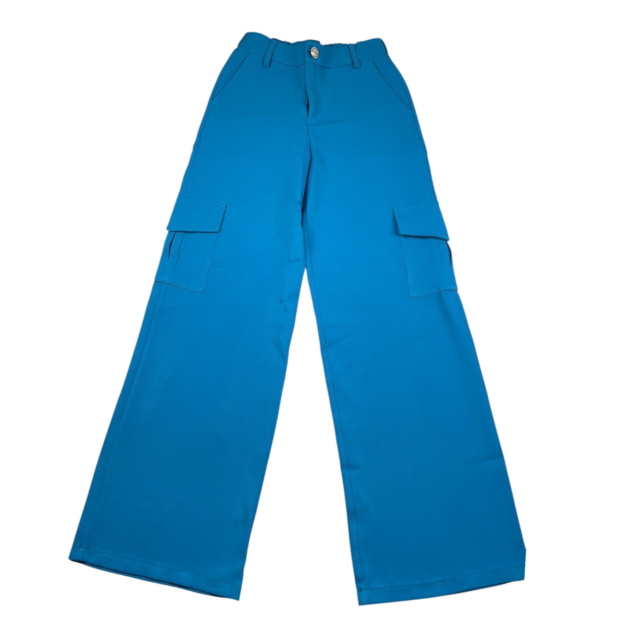 J'Aime' Pantalone tinta unita Modello Palazzo Tiffany per Bambina PNTJM TIFFANY J'AIME' 