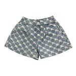 Burberry Short Tinta Unita con Fantasia per Bambina 8072984 BLU BURBERRY 