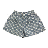 Burberry Short Tinta Unita con Fantasia per Bambina 8072984 BLU BURBERRY 