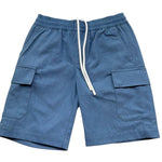Trussardi Bermuda Tinta Unita con Elastico In Vita per Bambino TBP26060BE AZZURRO TRUSSARDI 