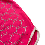 Met Short Tinta Unita con Brillantini per Bambina ME244 FUXIA MET 