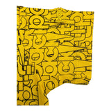 Cesare Paciotti 2-teiliges Set T-Shirt-Bermuda zweifarbig gelb/schwarz für Neugeborene