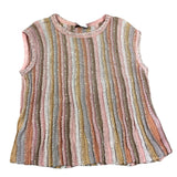 Missoni Mehrfarbiges Pailletten-Armloch-Top für Mädchen