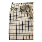 J.O. Milano Pantalone Tinta Unita Fantasia Quadri con Elastico In Vita per Neonato 274C2N BIANCO J.O. MILANO 