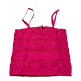Fun &amp; Fun Top Einfarbige Träger Fuchsia Für Mädchen