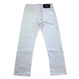 Daniele Alessandrini Jeans Tinta Unita con Girovita Regolabile per Bambino 1235PD00249 BIANCO DANIELE ALESSANDRINI 